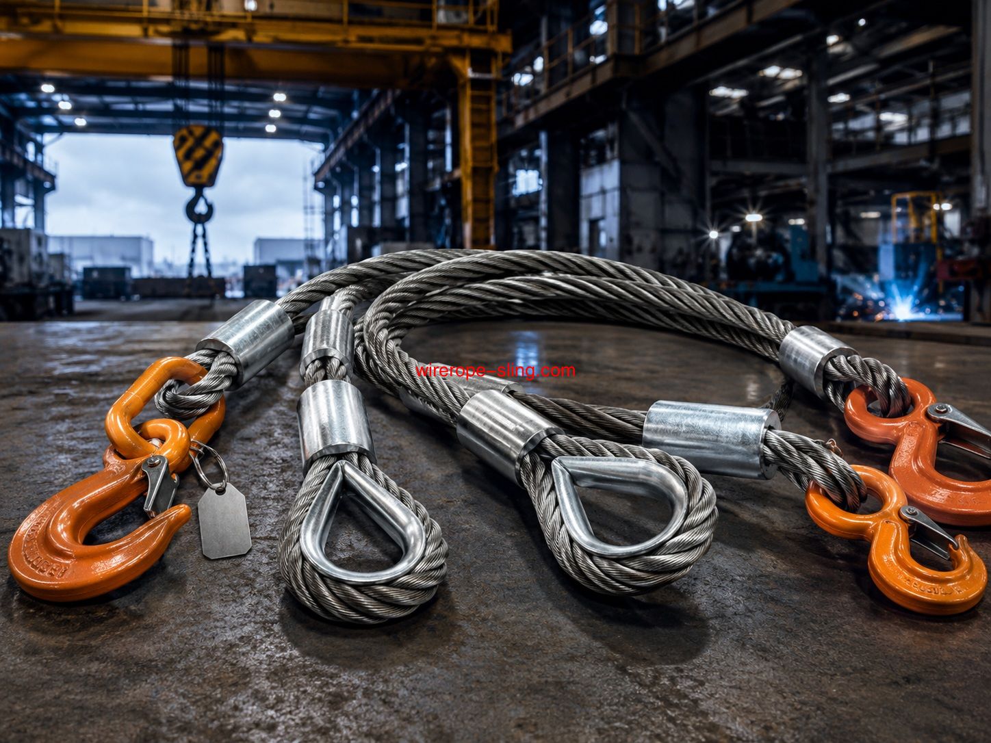 Heavy Duty Wire Rope Sling for Critical Lifting | LKS Custom Manufacturer